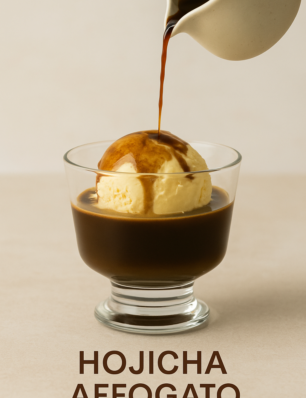 Hojicha Affogato